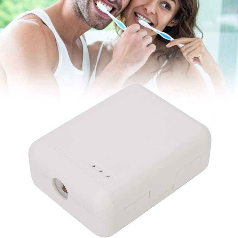 woobles Toothbrush Sanitizer, Wall Mountable Portable UV Toothbrush Head Sterilizer Disinfector(White) - Image 4